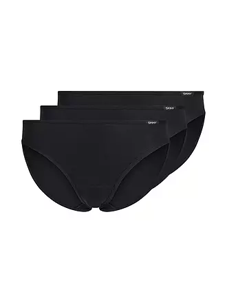 SKINY | Slip 3-er Pkg. ESSENTIALS schwarz | 